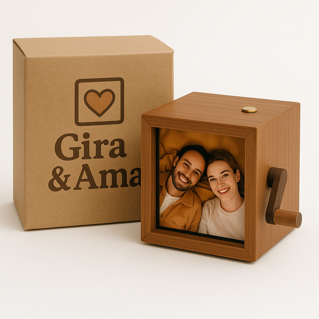 Eco-woody Cubo In Legno Con Semi Personalizzato Con Stampa A Colori