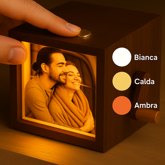 Aggiungi l’Integrazione con 3 Luci LED (Calda, Ambra e Bianca)